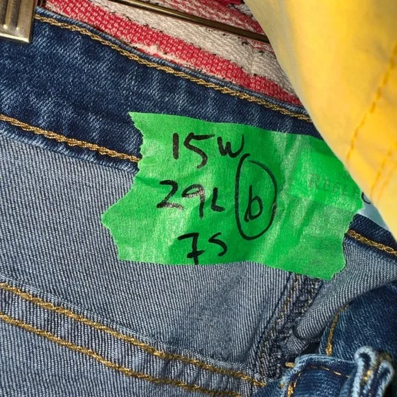 SET! Yellow Button-Up + Denim Midi Skirt Set | Size M Top / Size 6 - Picture 6 of 15